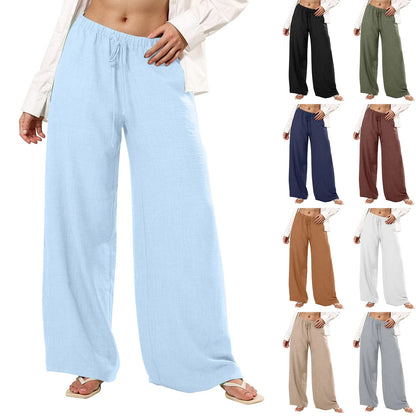Casual Wide Leg Trousers