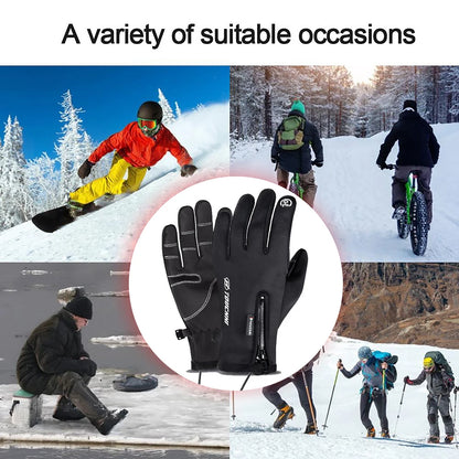 Heated Sports Touch Screen Waterproof /Windproof Gloves