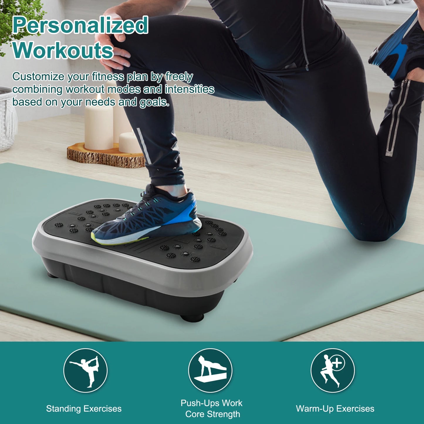 Vibration Plate Exercise Machine Fat-Burning