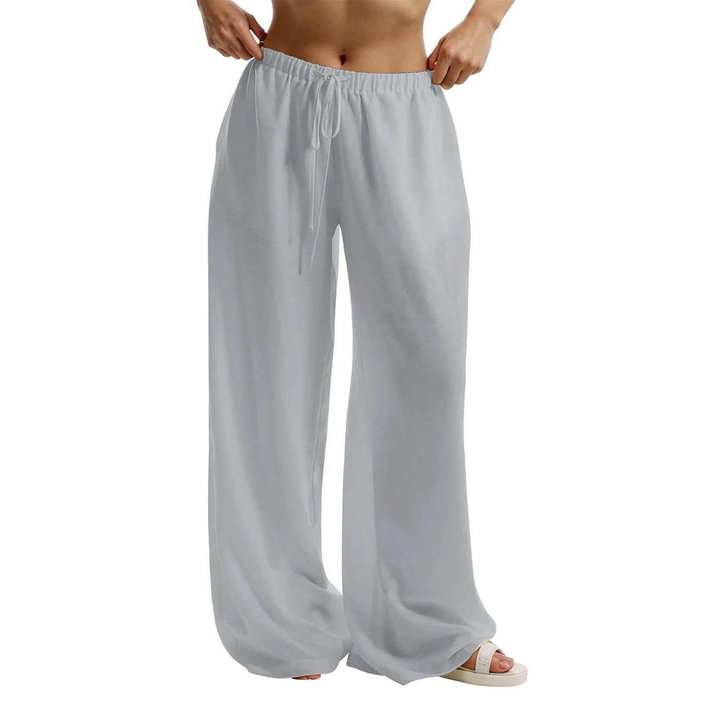 Casual Wide Leg Trousers
