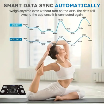 Smart Body Fat Scale, Body Composition Analyzer
