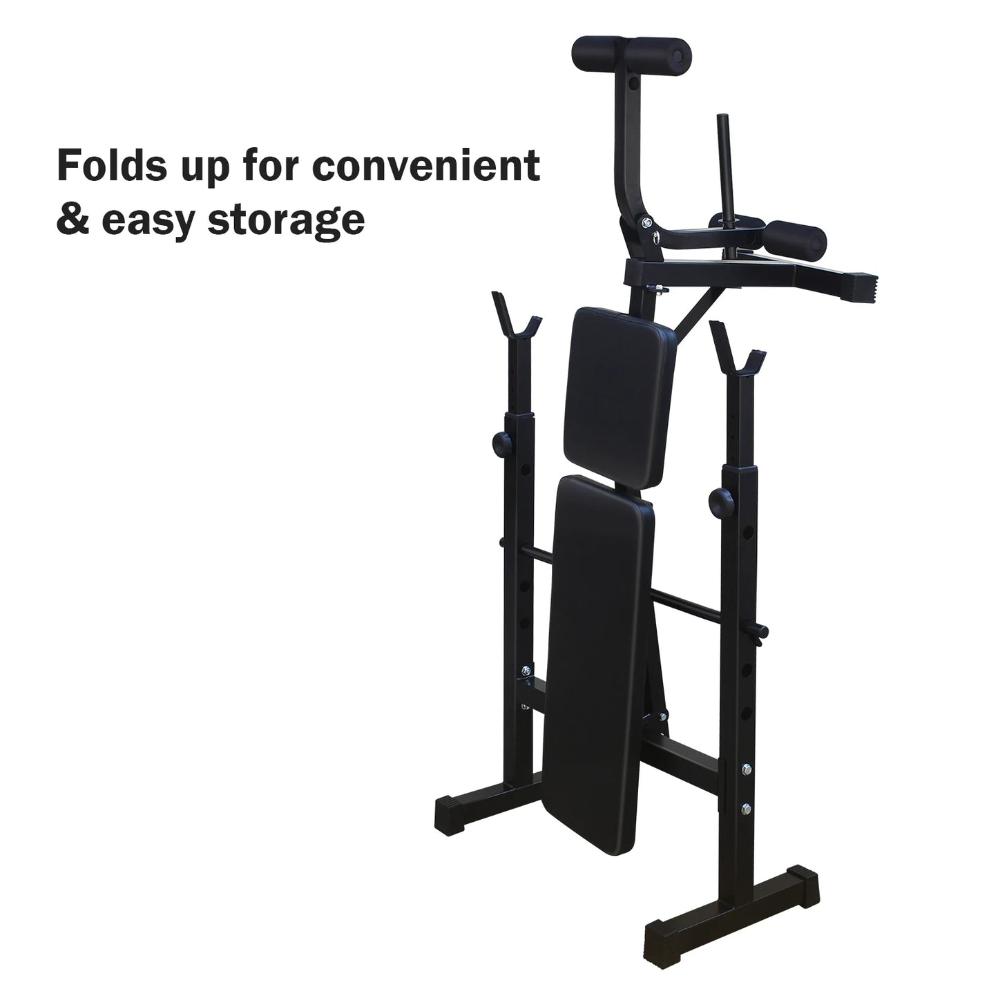 Weight Bench Press Set with Squat Rack