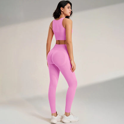 High Waisted Leggings and Top