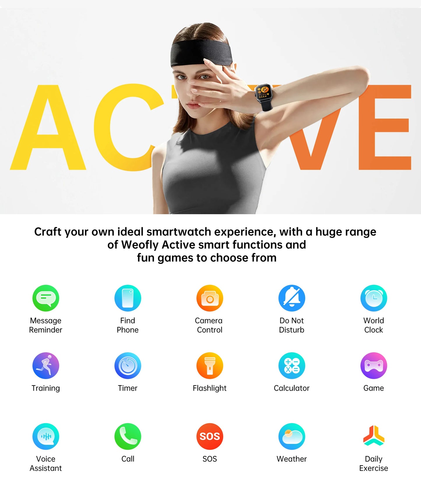 Call Smartwatch Health Monitor Waterproof Android