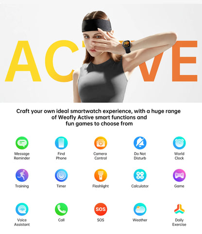 Call Smartwatch Health Monitor Waterproof Android