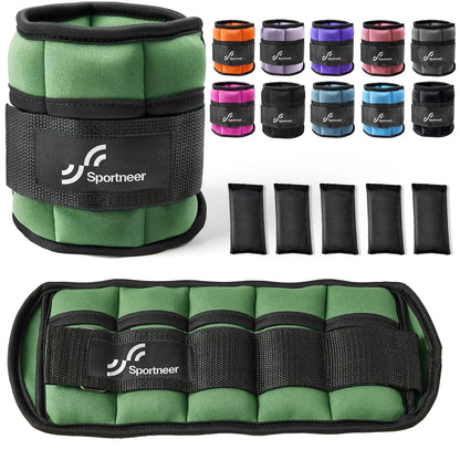 Adjustable Ankle Weights 1Pair 10lb