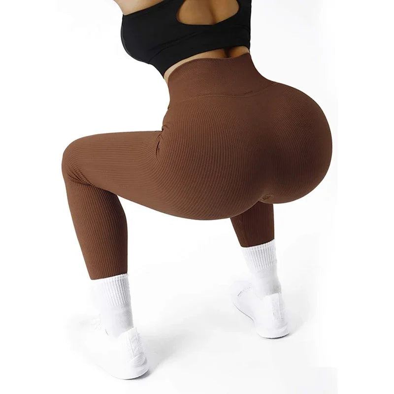 High Waisted Seamless Yoga Leggings  Fall & Winter