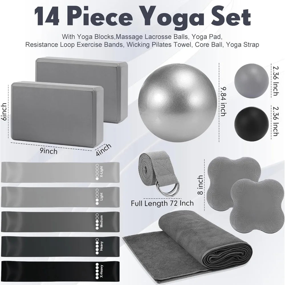 14 Pcs Yoga Kits