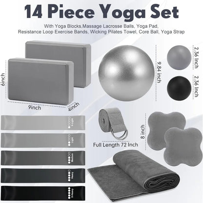14 Pcs Yoga Kits