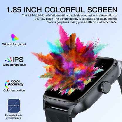 Call Smartwatch Health Monitor Waterproof Android