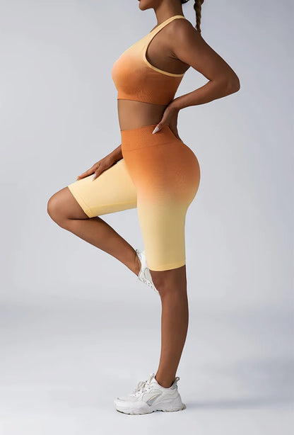 3 Pack Tummy Control Yoga Shorts