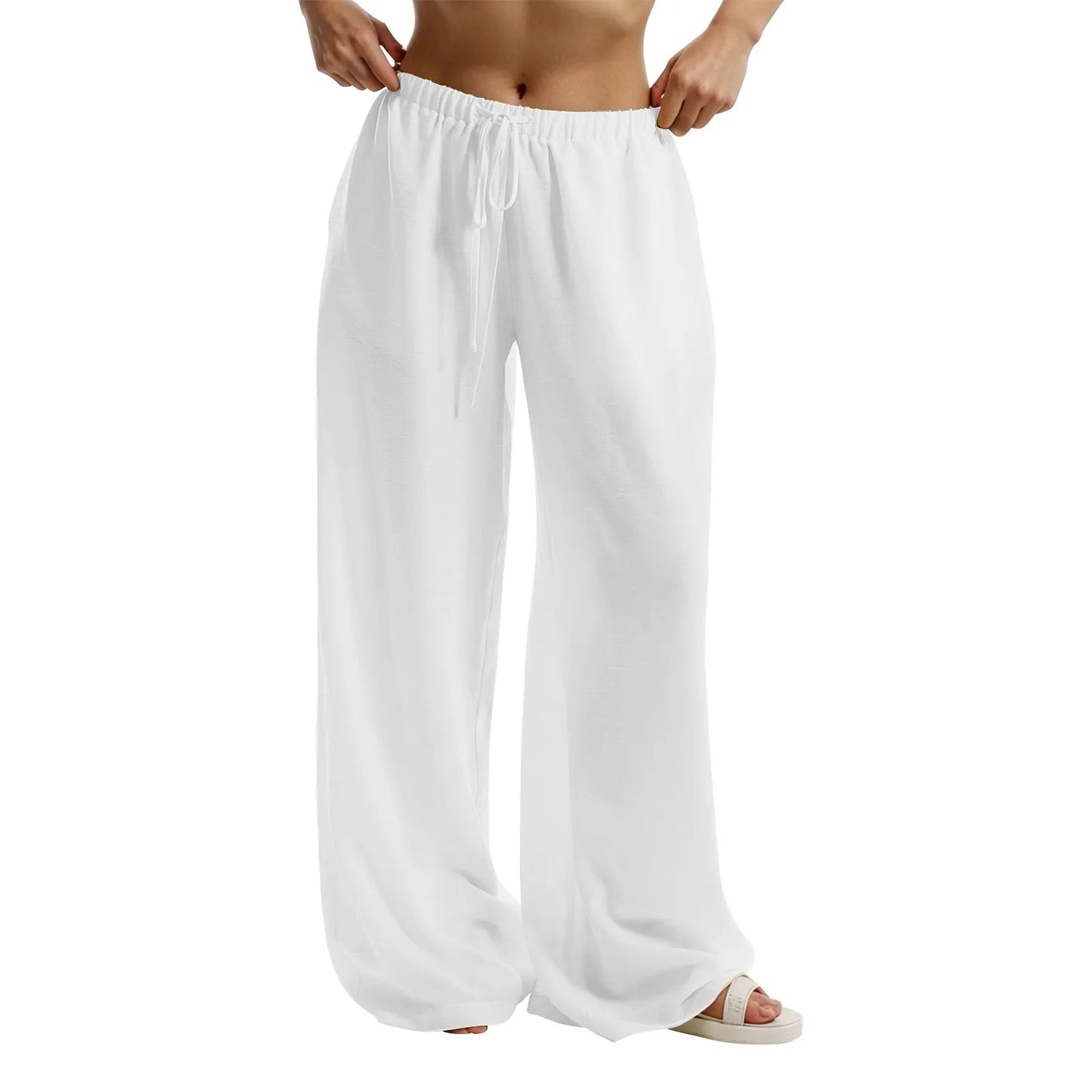 Casual Wide Leg Trousers