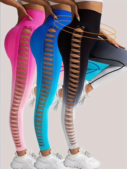 3 Pack High Waisted Tummy Control Workout Yoga Pants