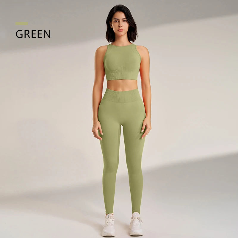 High Waisted Leggings and Top