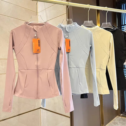 Women Sports Jacket Zip
