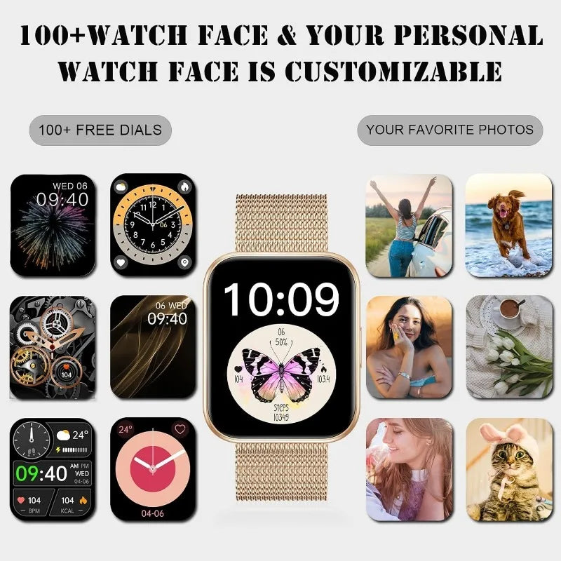 1.85"HD AI Voice Smart Watch for Android/for iPhone