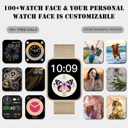 1.85"HD AI Voice Smart Watch for Android/for iPhone