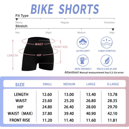 3 Pieces Yoga Scrunch Butt Shorts