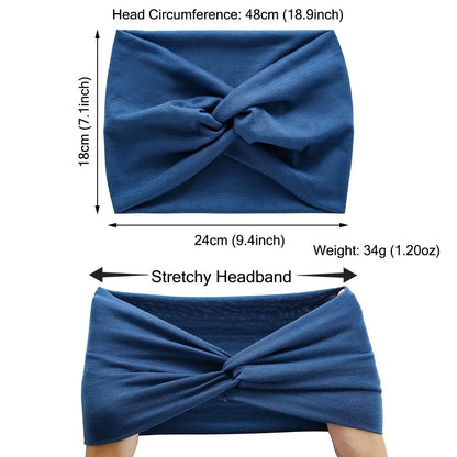 Hair Accessories Twisted Extra Large  Workout Headband