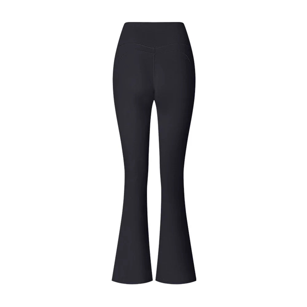 Women High Waist Tummy Control Flared Leggings