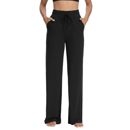 Wide Leg Yoga Pants with Pockets