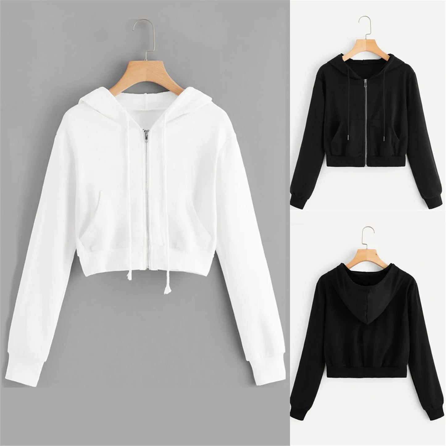 Drawstring Hooded Sweatshirt