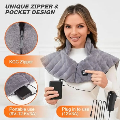 Cordless Heating Pad for Neck and Shoulders P