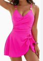 Women Swimdress Tummy Control  One Piece