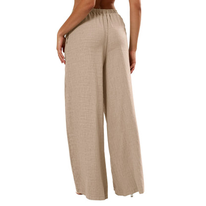 Casual Wide Leg Trousers