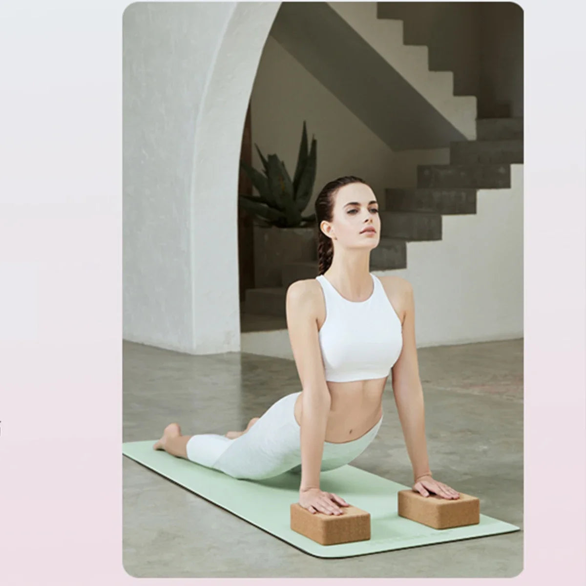 TPE Yoga mat with guide lines