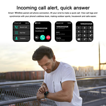 Waterproof Smart Watch/ Heart Rate Monitor for Android