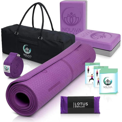 Yoga Sets Includes Mat Blocks Strap More
