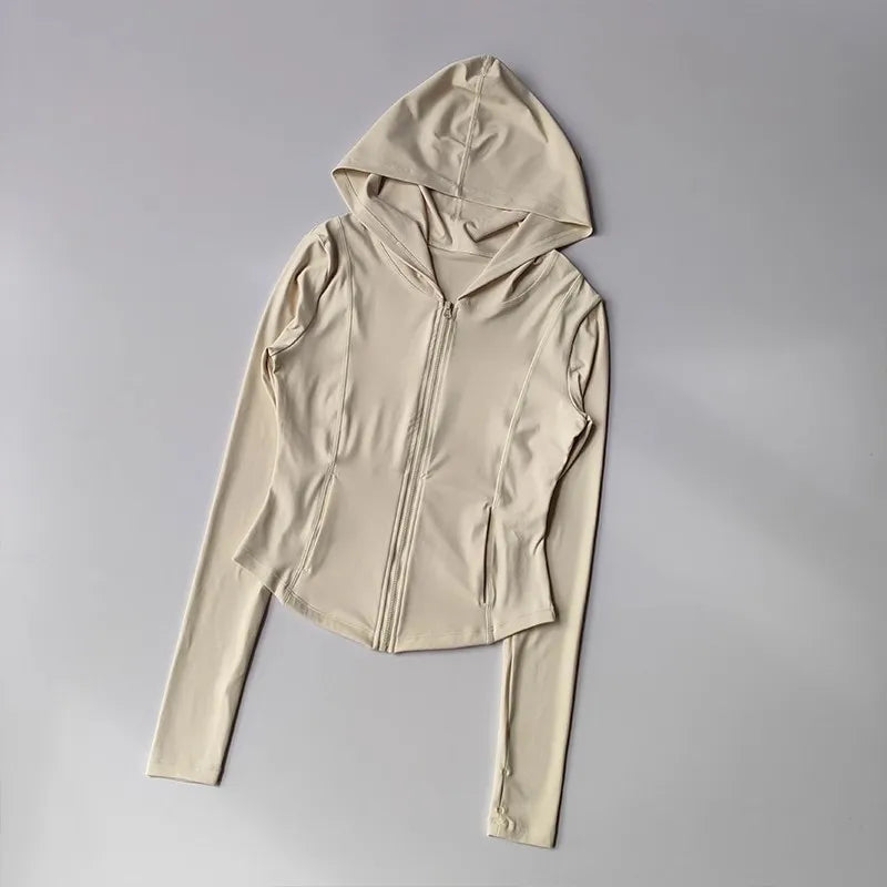 Women Hooded  Running Jackets