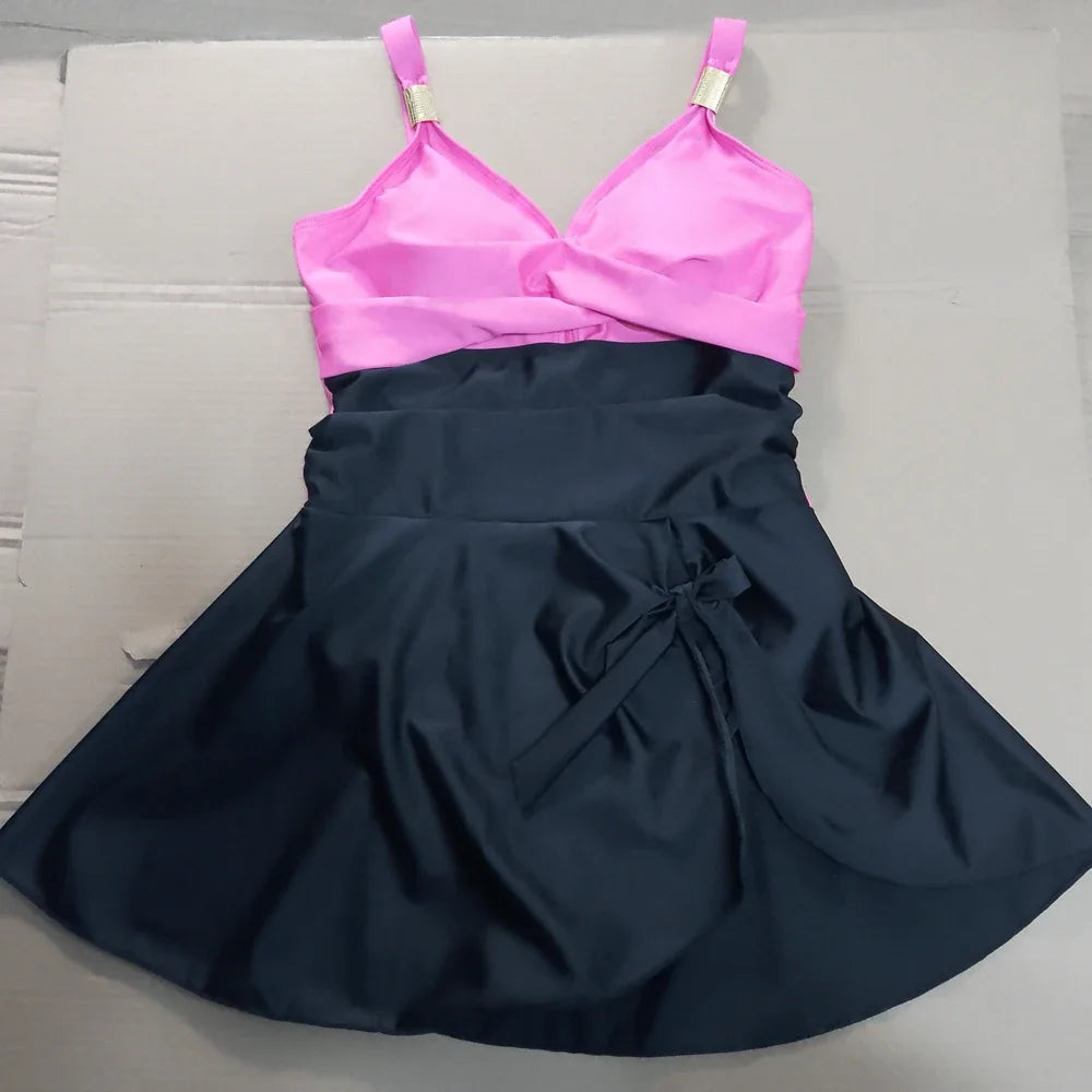 Women Swimdress Tummy Control  One Piece