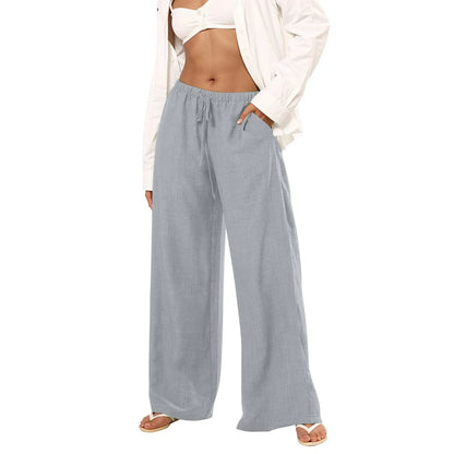 Casual Wide Leg Trousers