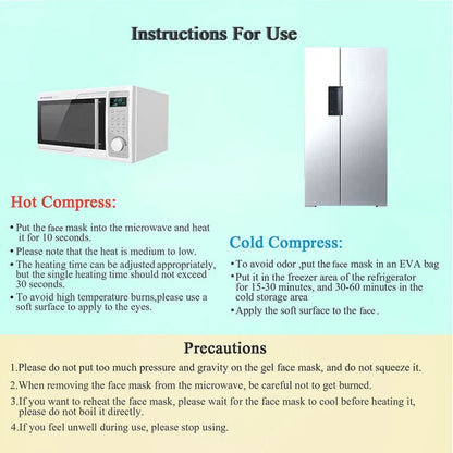 Full Face Therapy Mask with Gel Beads