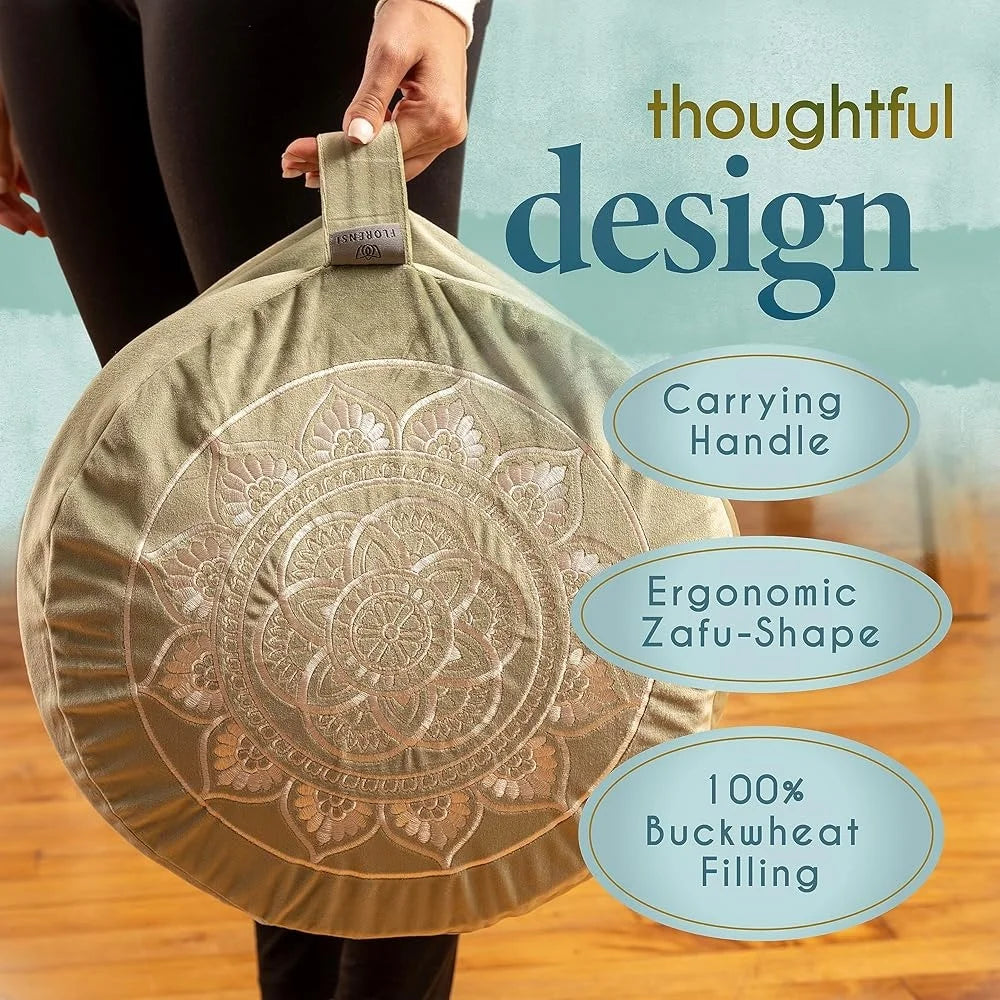 Comfortable Tibetan Meditation Cushion  with Handle