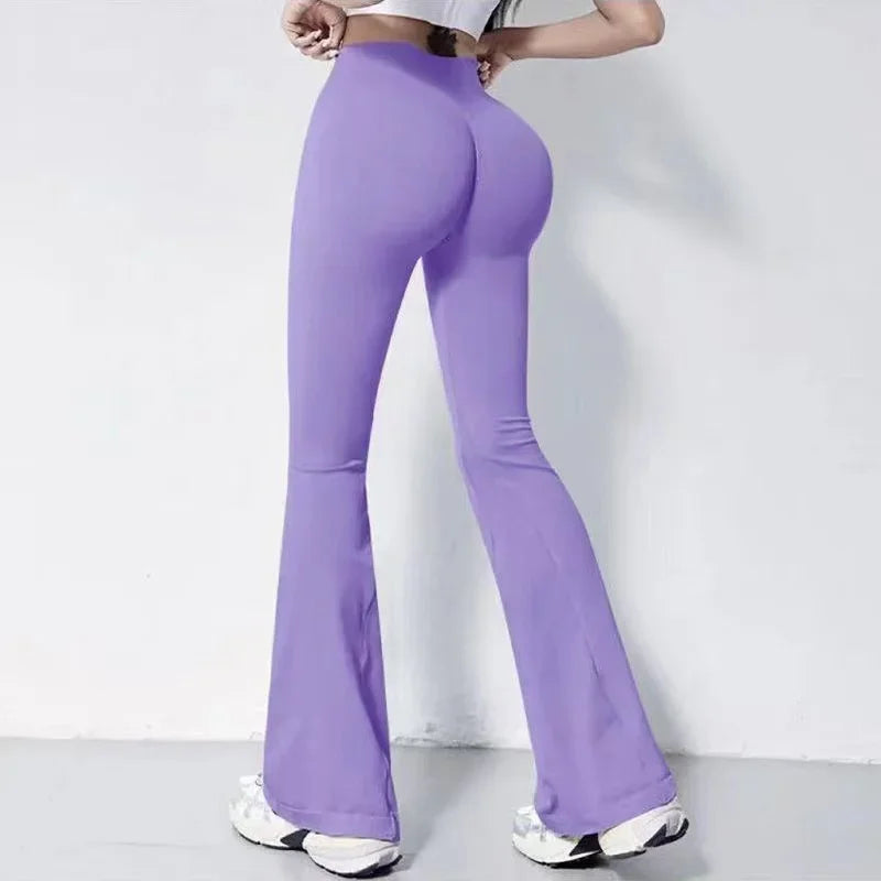 Women's High-Waist Flare Leggings
