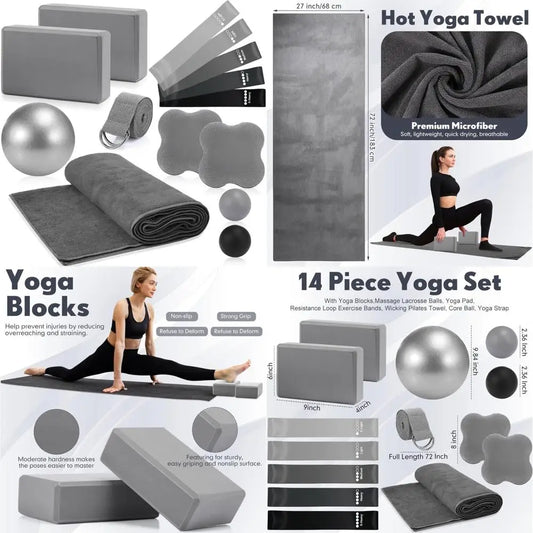 14 Pcs Yoga Kits