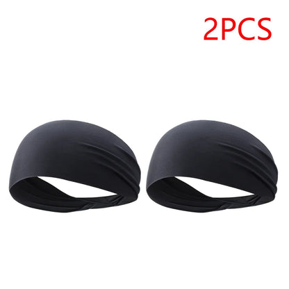 Elastic Sports Sweat Absorption Headbands