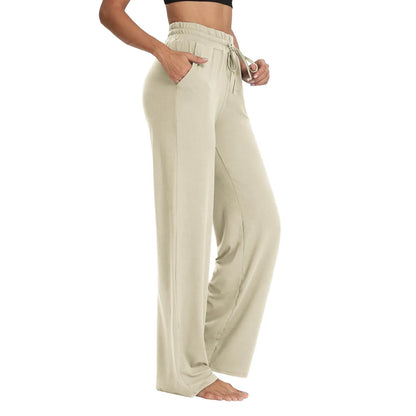 Wide Leg Yoga Pants with Pockets