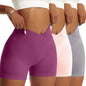 3 Pieces Yoga Scrunch Butt Shorts