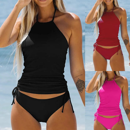 Neck Hanger Sleeveless Backless Bikini