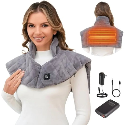 Cordless Heating Pad for Neck and Shoulders P