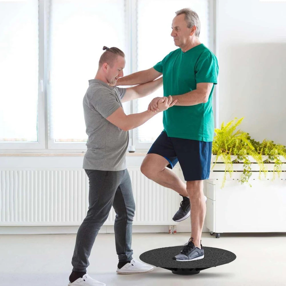 Wobble Balance Board Yoga Swing Balance Board Portable Balance Trainer Stability Board for Full Body Exercise