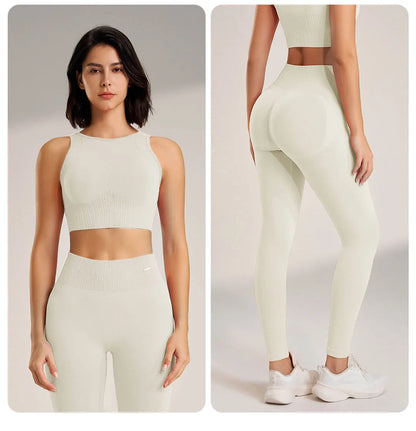 High Waisted Leggings and Top