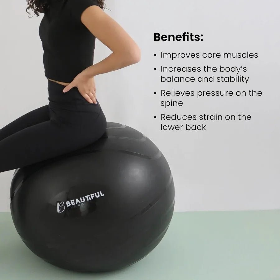 Extra thick and durable yoga ball