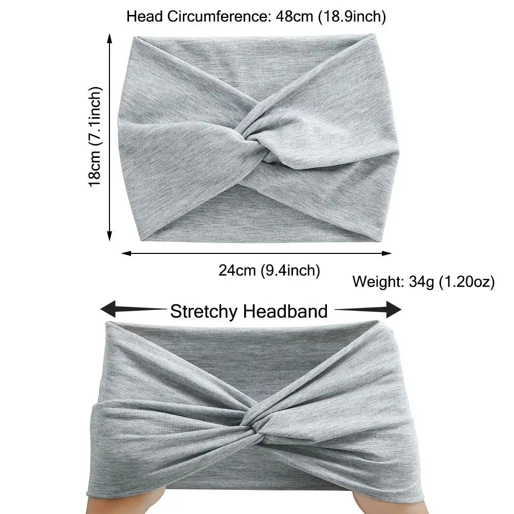 Hair Accessories Twisted Extra Large  Workout Headband