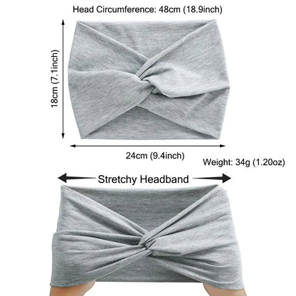 Hair Accessories Twisted Extra Large  Workout Headband
