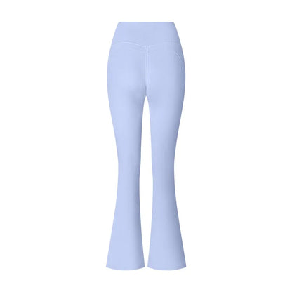 Women High Waist Tummy Control Flared Leggings